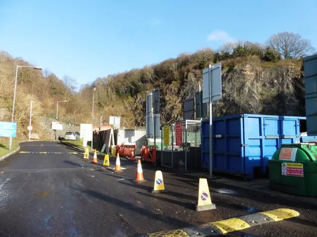 Black Rock Quarry Recycling Centre in Weston in Gordano