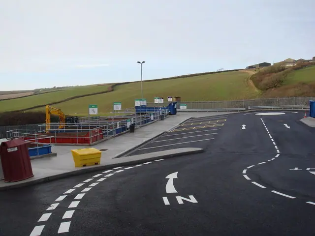 Bude Recycling Centre in Bush