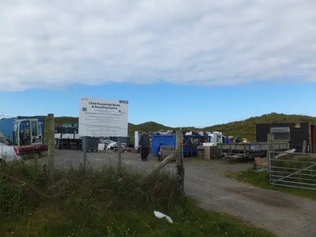 Cliad Recycling Centre in Arinagour