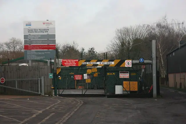 Forest Row Recycling Centre in Forest Row