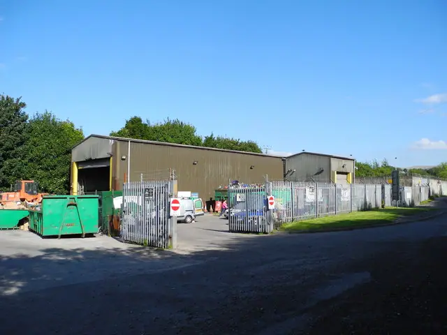 Glossop household waste recycling centre in Woolley