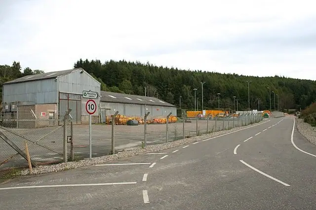 Nairn Recycling Centre in Auldearn