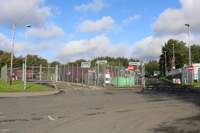 Newton Stewart Recycling Centre in Newton Stewart
