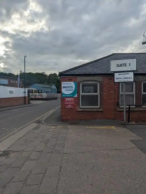 Household recycling centre · Bristol · Albert Road in Bristol