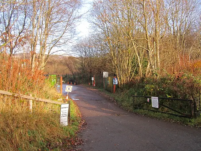 Thornhill Household Waste Recycling Centre in Thornhill