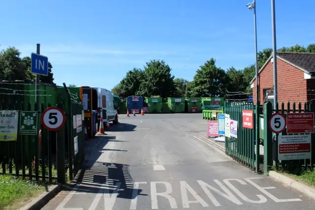 Whittlesey Recycling Centre in Whittlesey