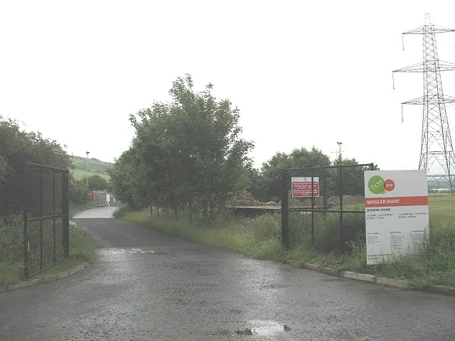 Wooler Recycling Centre in Wooler