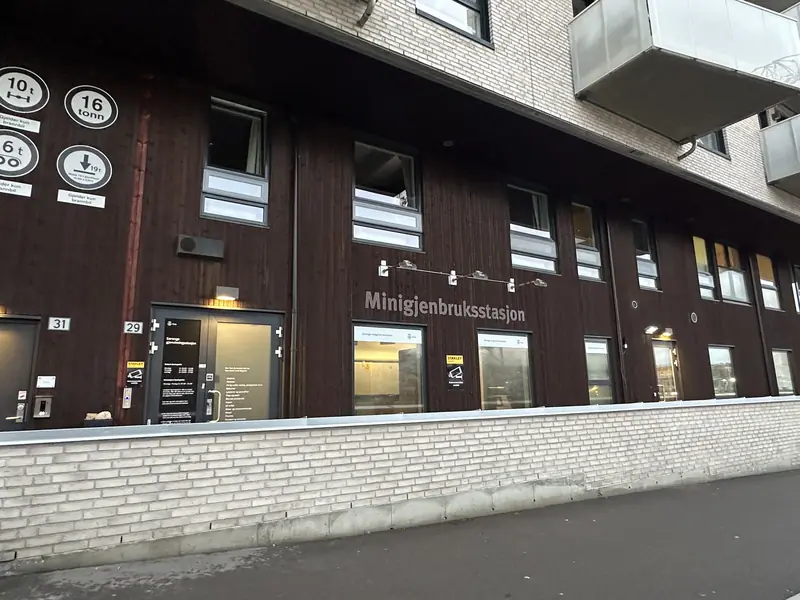 Sørenga minigjenbruksstasjon – Oslo